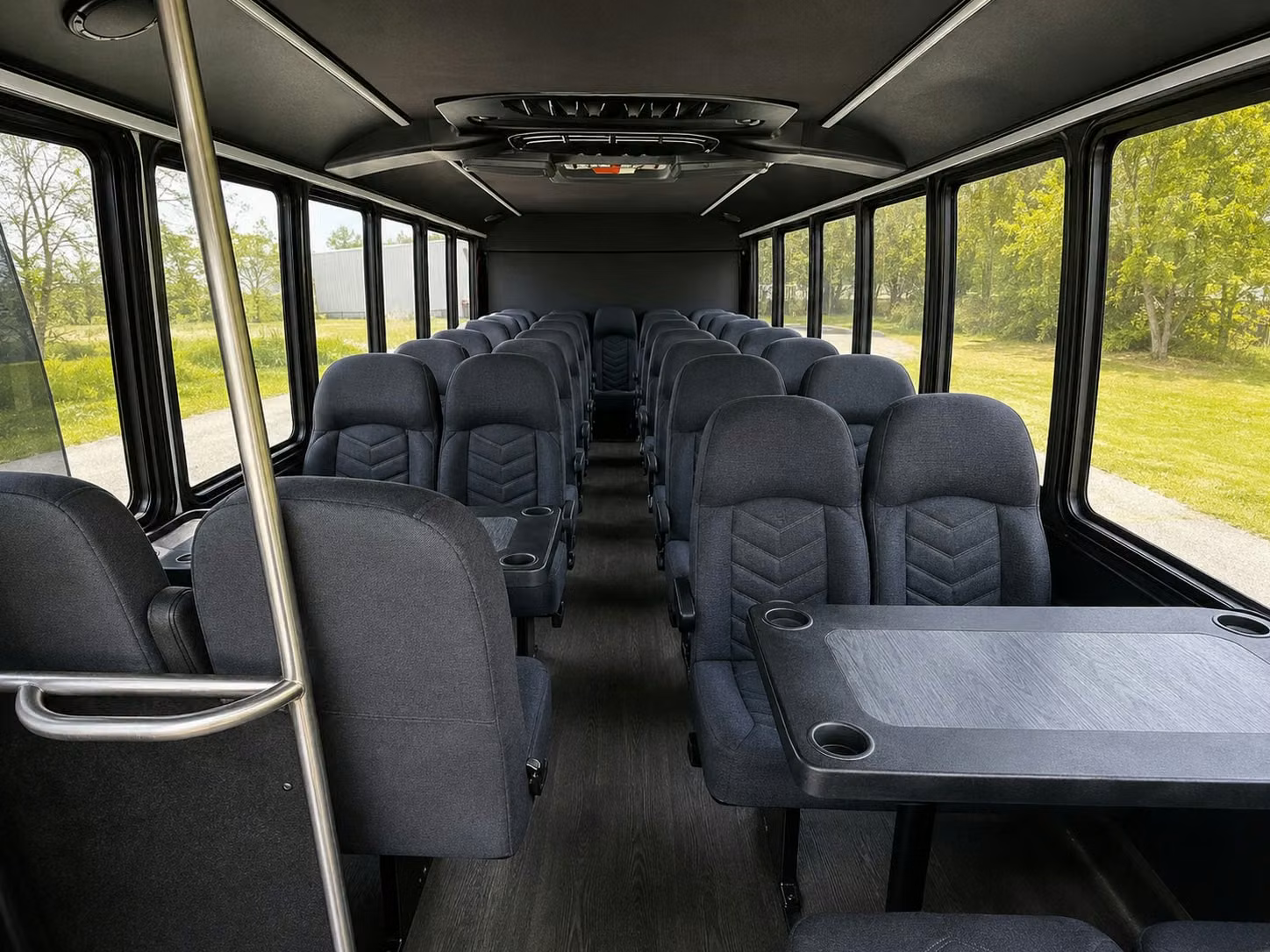 18 passenger minibus interior