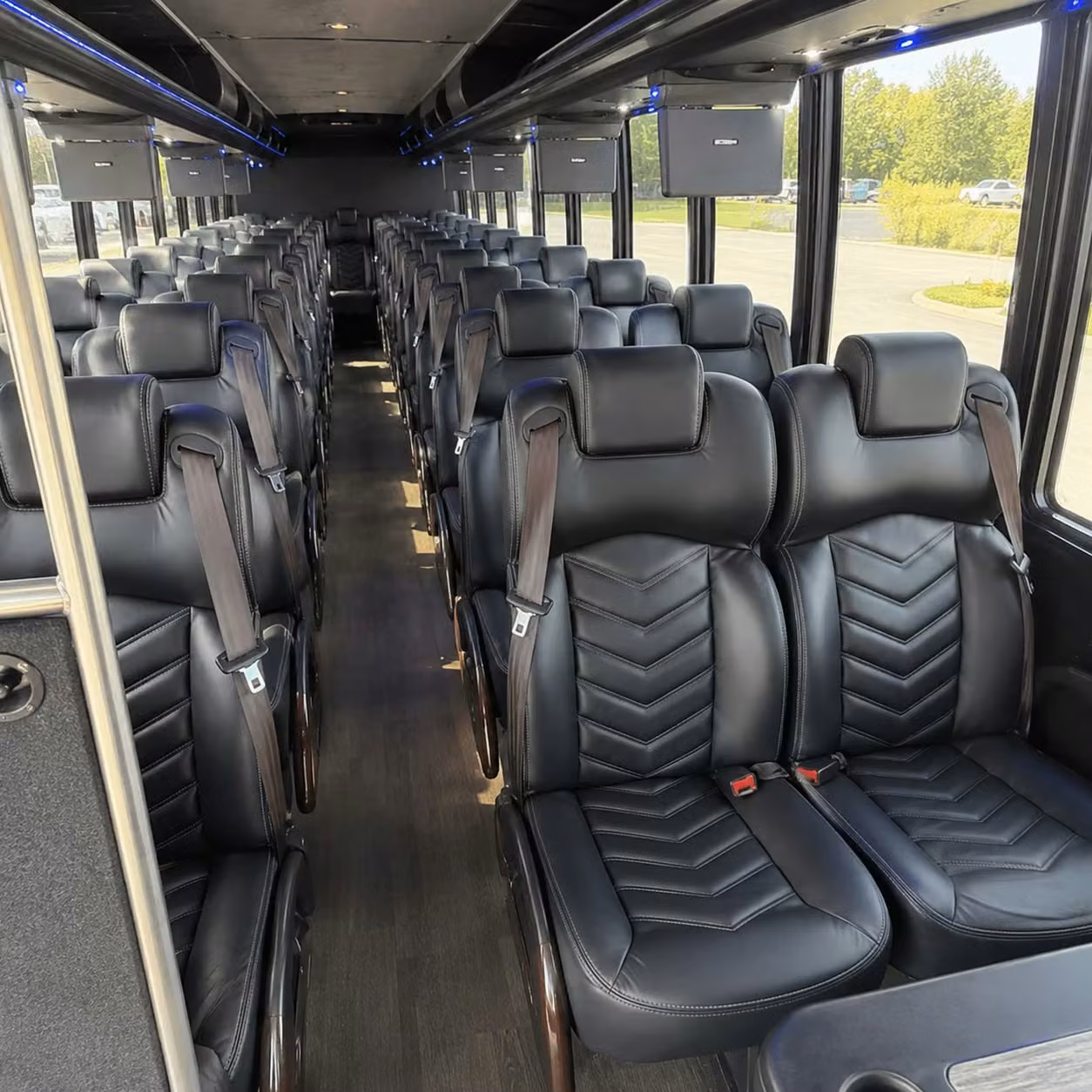 25 passenger minibus interior