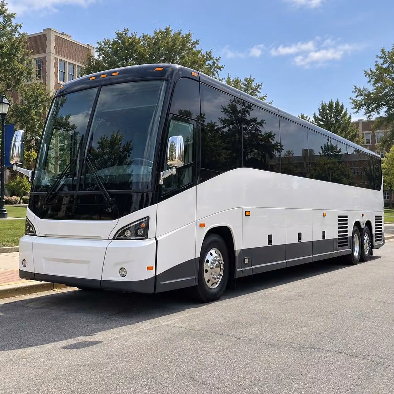 charter bus rentals for large lawrence prom groups at free state and lawrence high