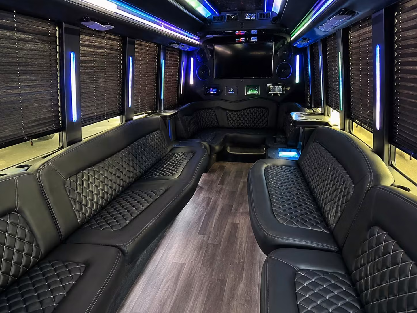 keep the celebration going all night with a lawrence wedding party bus rental