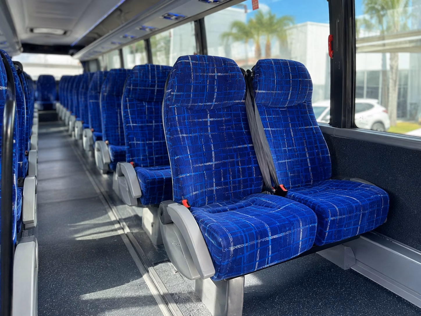 lawrence charter bus interior