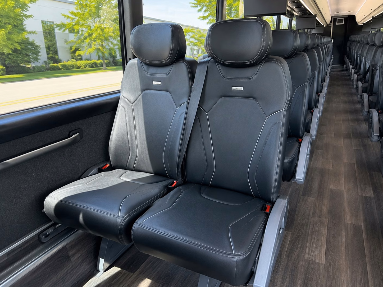 shuttle guests between downtown lawrence hotels and your wedding venue with ease