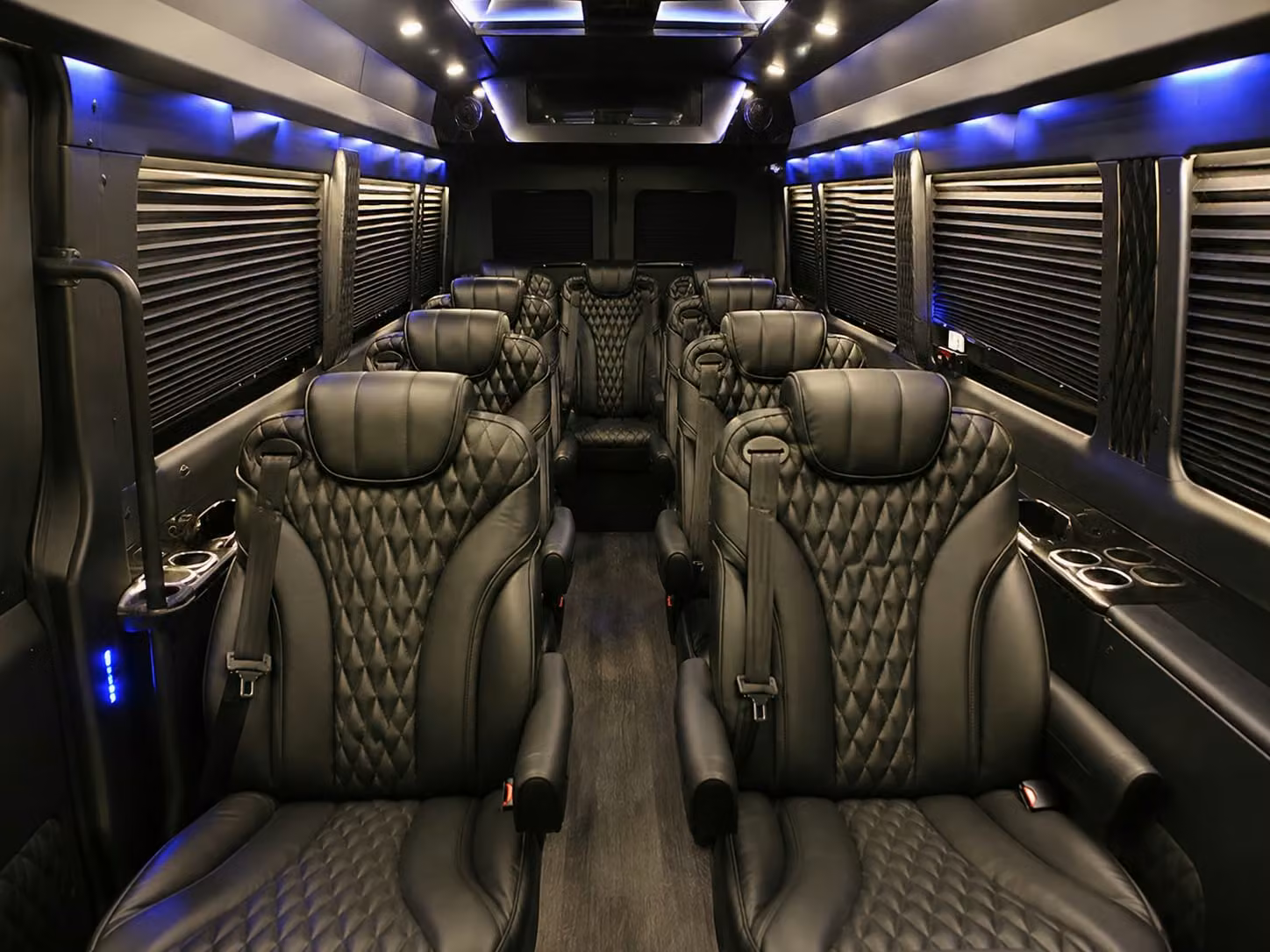 sprinter van with driver inside