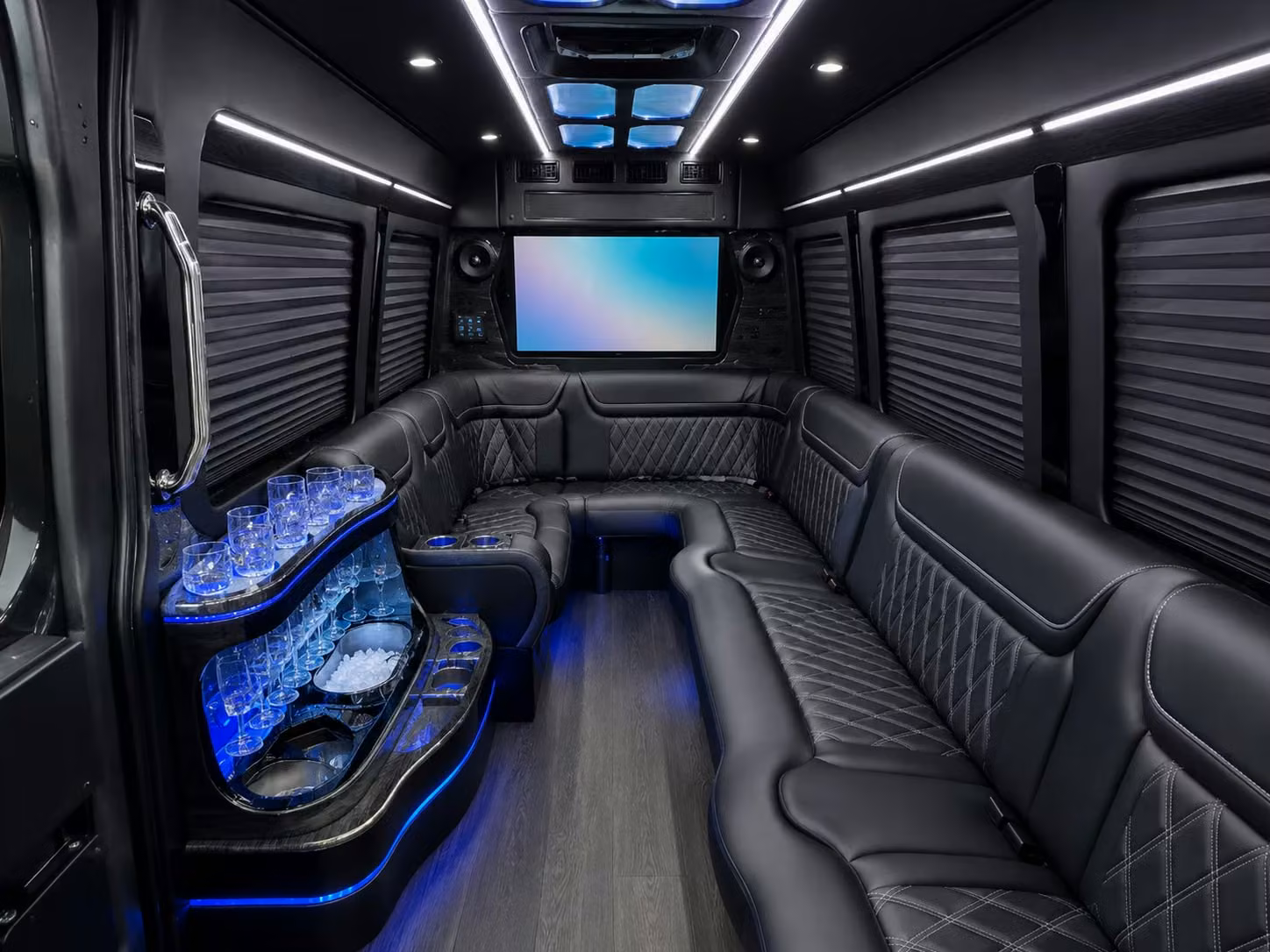 sprinter vans and minibuses for small concert groups in lawrence